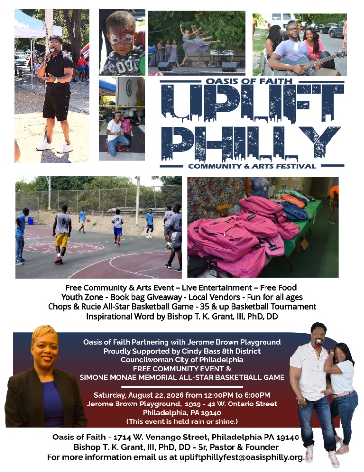 Uplift Philly Fest - Saturday, August 22 at 12:00 PM in Tioga, Philadelphia