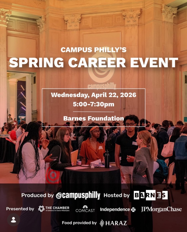 Campus Philly’s Spring 2026 Career Event - Wednesday, April 22 at 5:00 PM in Logan Square, Philadelphia