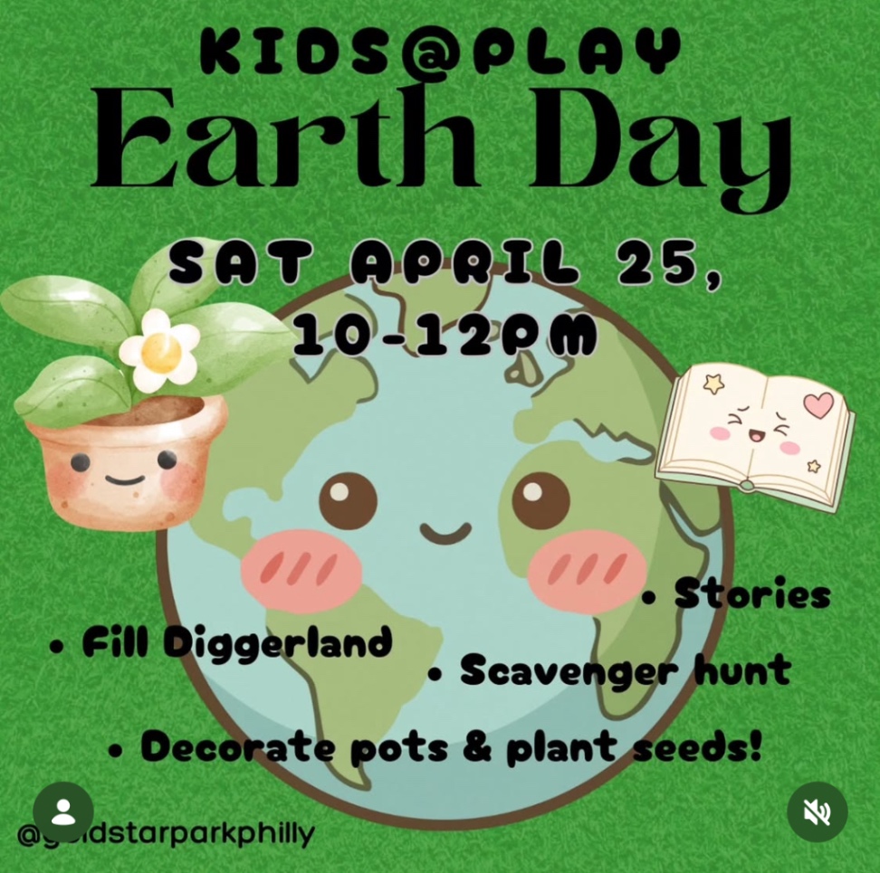 Kids @ Play Earth Day - Saturday, April 25 at 10:00 AM in Dickinson Narrows, Philadelphia
