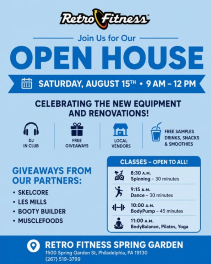 Retro Fitness Spring Garden Open House