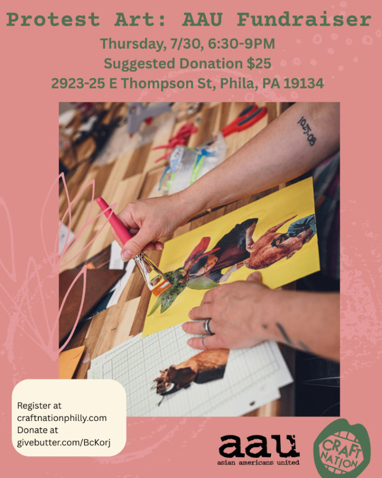 Protest Art: Collage Fundraiser for Asian Americans United