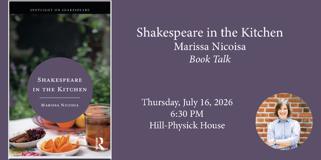 Shakespeare in the Kitchen Book Talk