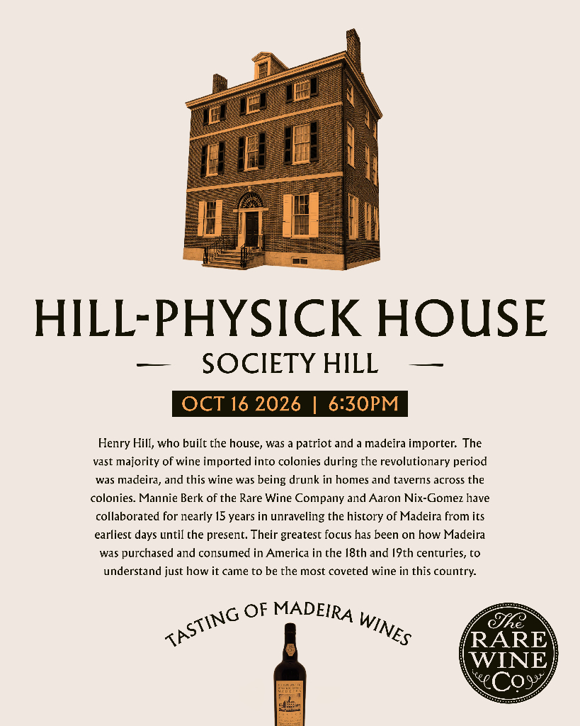 Spirits of Independence - Hill-Physick House – Madeira in Colonial America