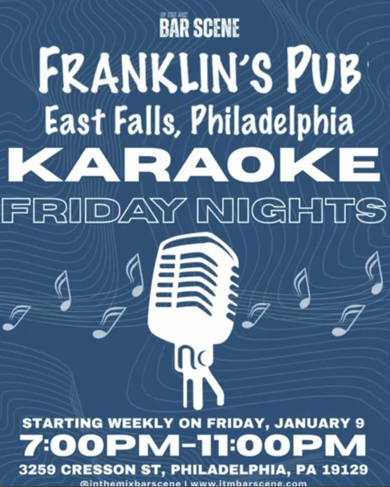 Karaoke Friday Nights at Franklin's Pub