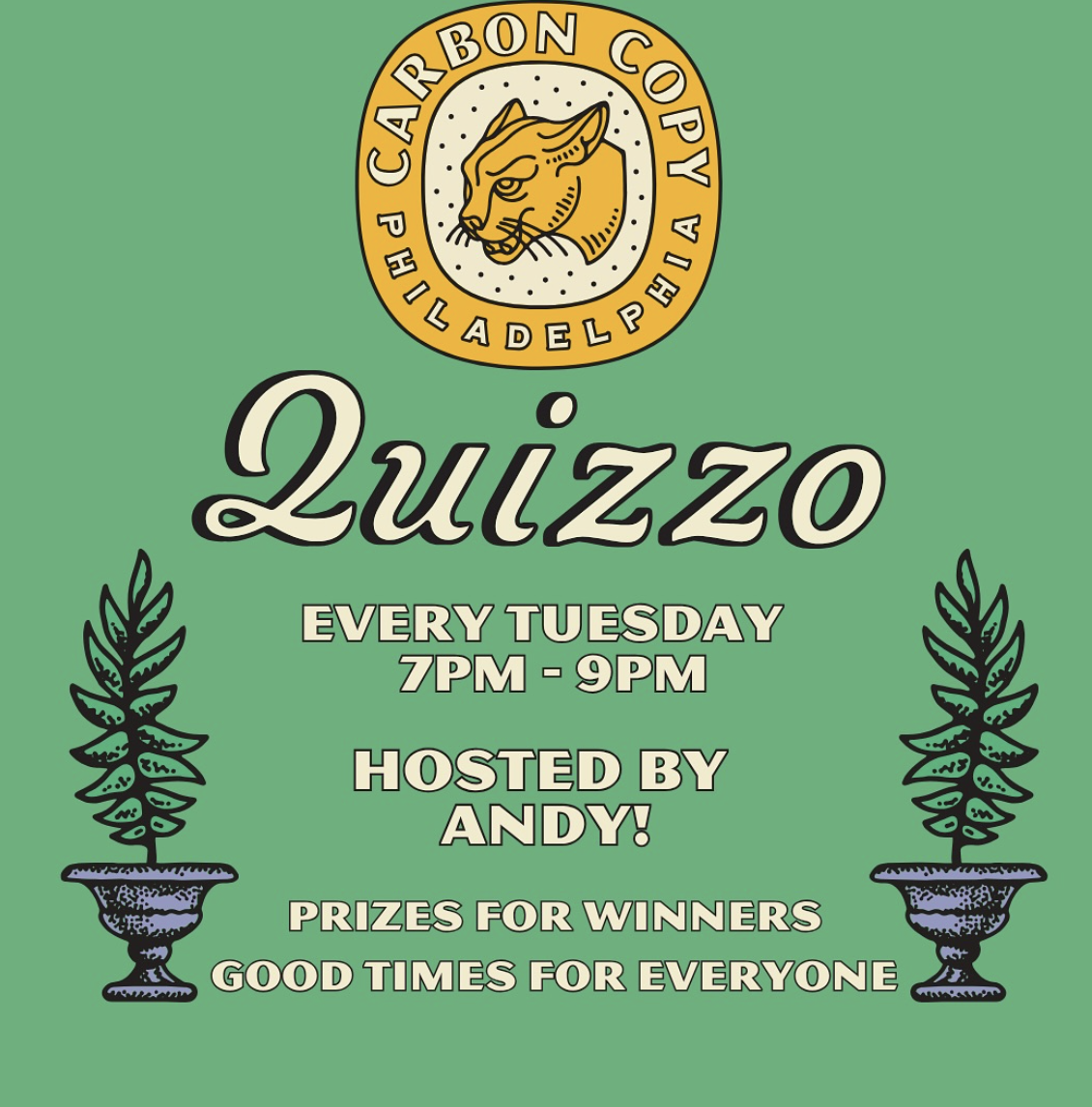 Quizzo at Carbon Copy Port Richmond