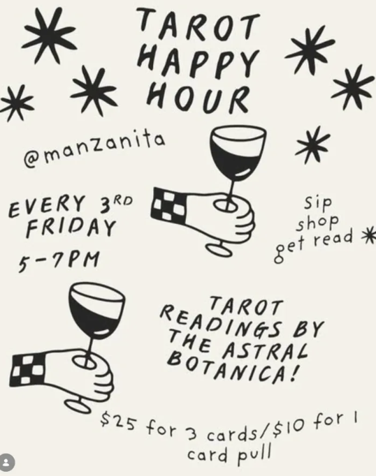 Tarot Happy Hour at Manzanita