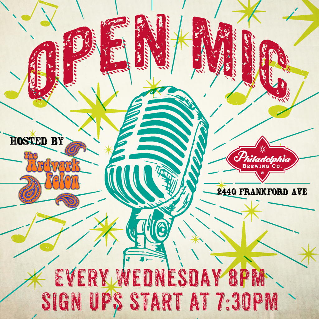 Open Mic at Philadelphia Brewing Company